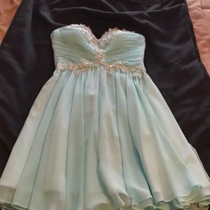 Beautiful seafoam prom/ homecoming / formal dress